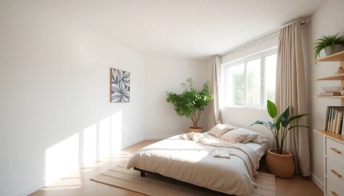 After: wall renewed with paint